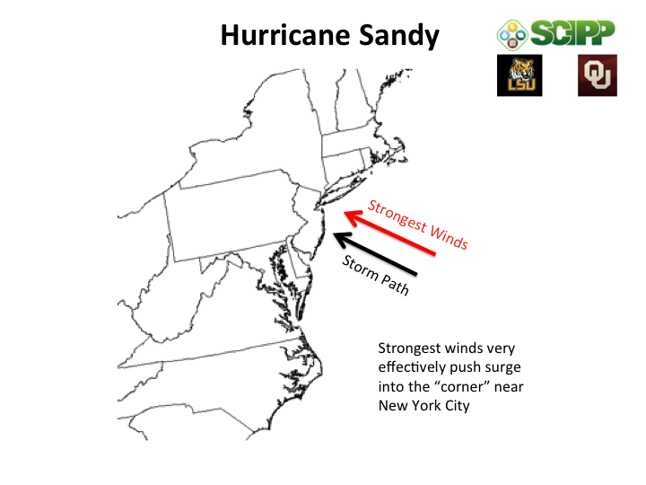 Hurricane Sandy Path. http://surge.srcc.lsu.edu