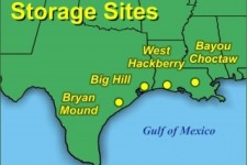 Figure 1: Strategic Petroleum Reserve Storage Locations (Courtesy of U.S. Department of Energy)