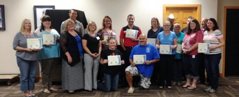 Participants at the first workshop in Wyandotte, Oklahoma in August 2014.